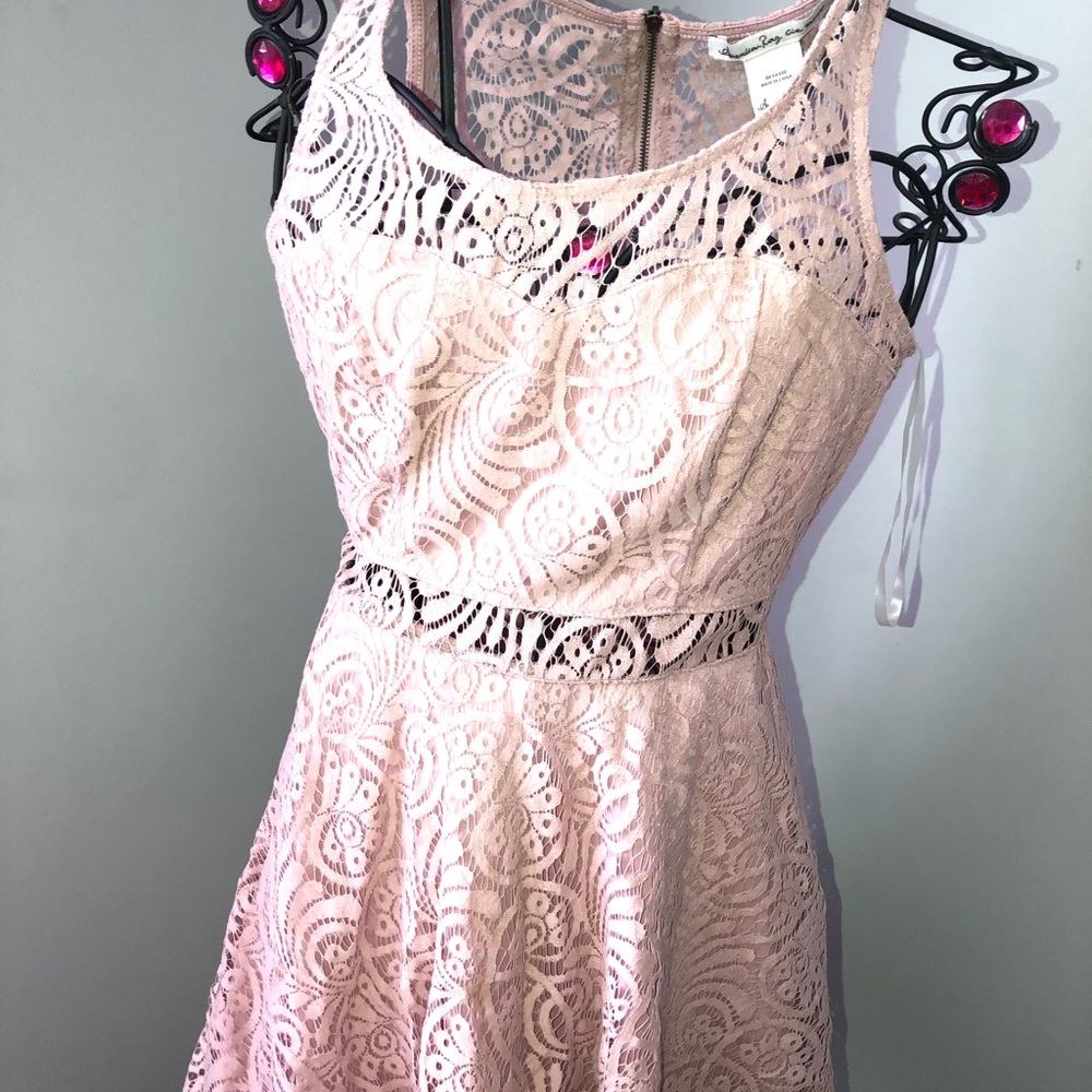 American Rag Light Pink Lace Dress
